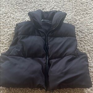 Black Puffer Vest